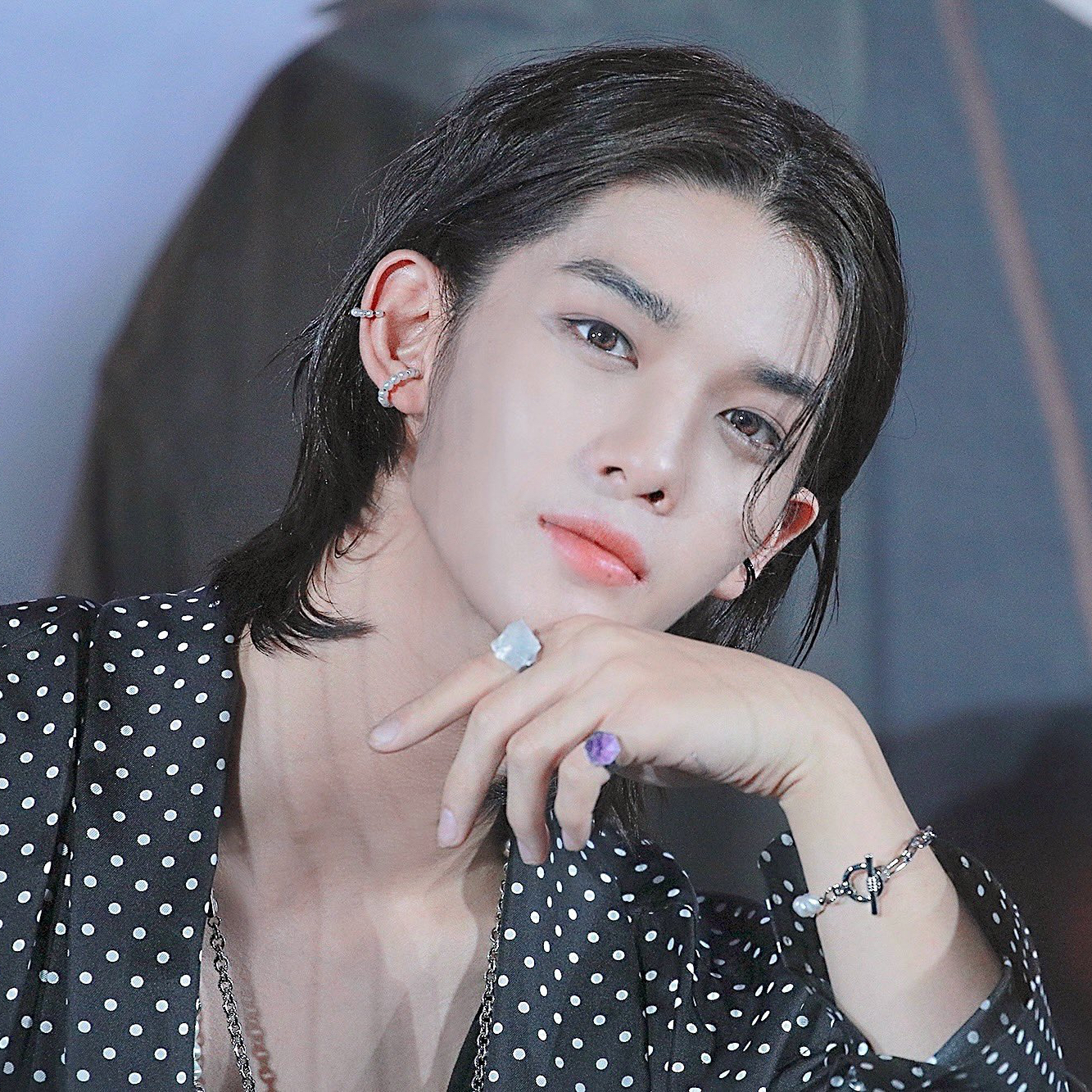 A moment captured by Bae Jinyoung's fan