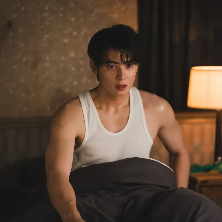 Recent activity shot of Eunwoo (ASTRO)