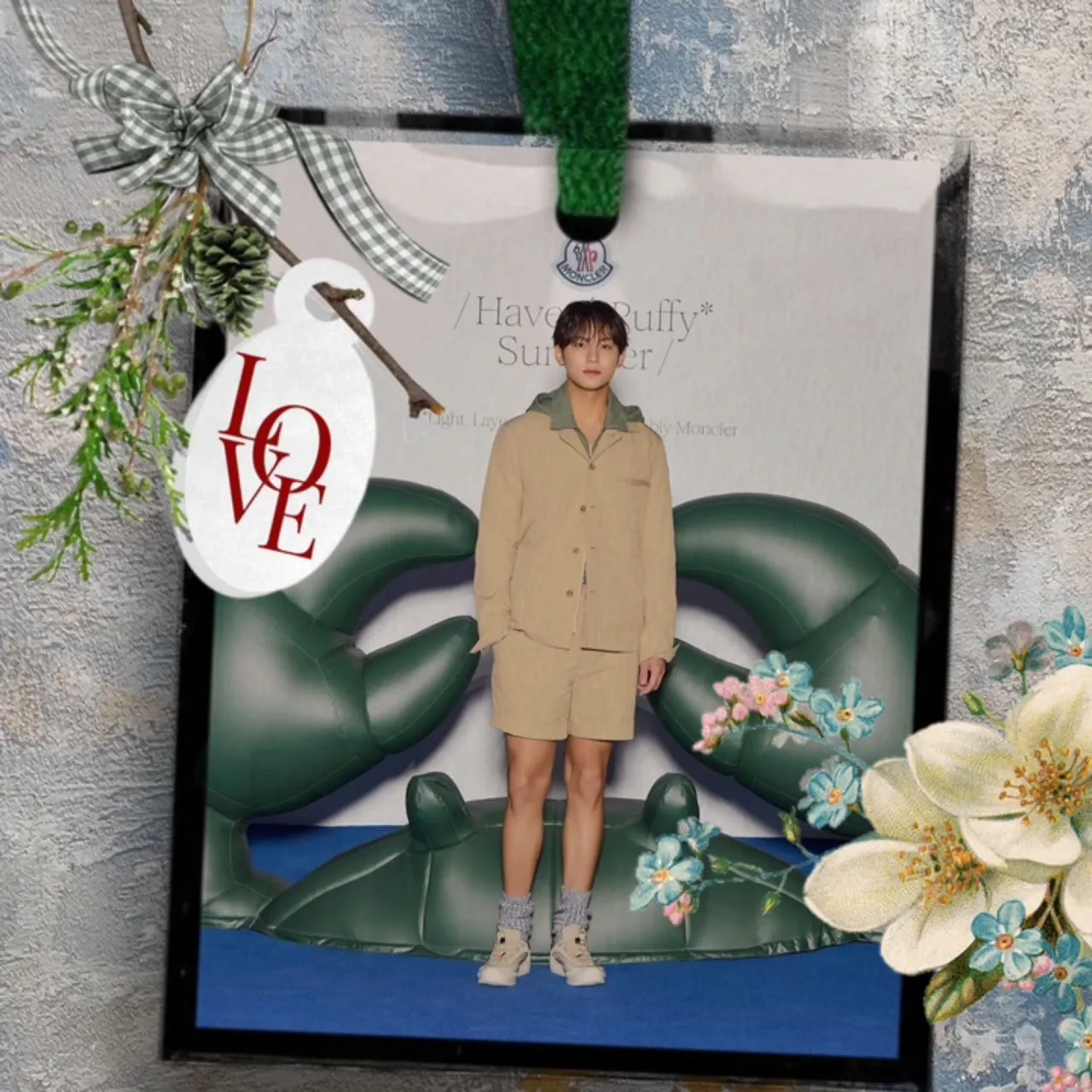A moment captured by Mingyu (SEVENTEEN)'s fan