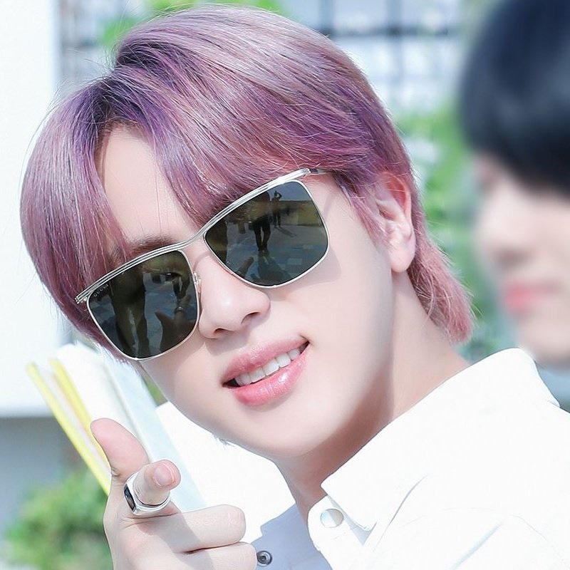 Recent activity shot of Jin (BTS)