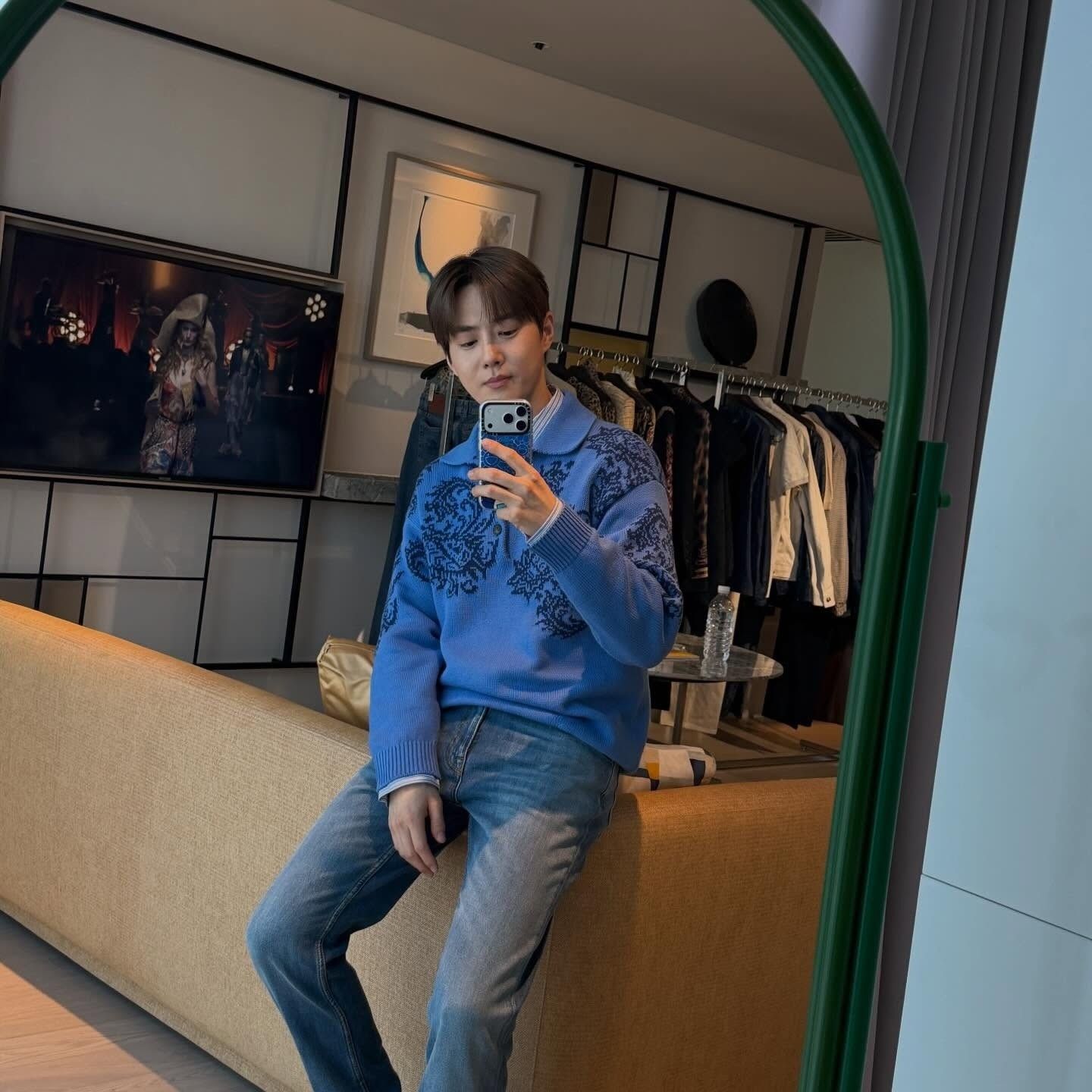 Momen yang diabadikan oleh penggemar Suho (EXO)