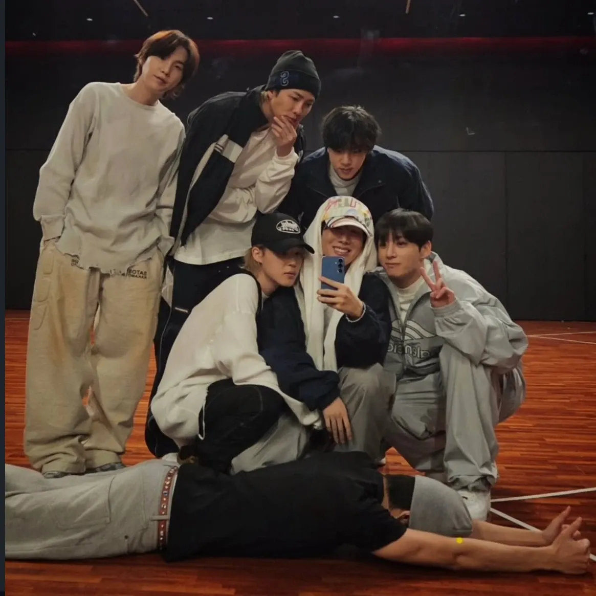 BTSの舞台裏ショット