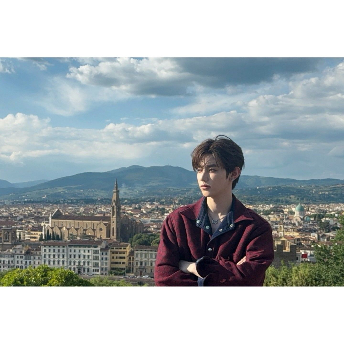 Momen yang diabadikan oleh penggemar Zhang Hao (ZEROBASEONE)