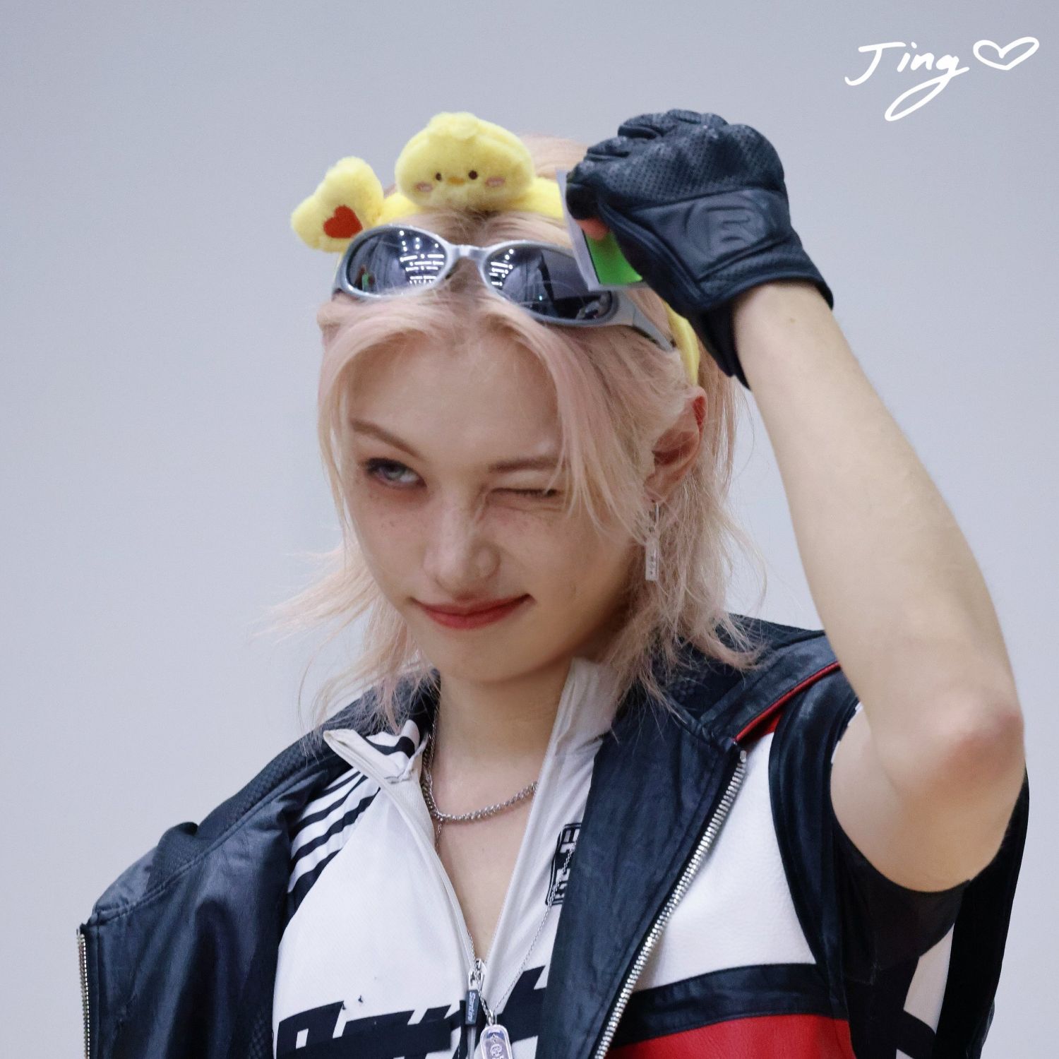 A moment captured by Felix (Stray Kids)'s fan