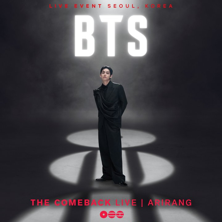 A moment captured by V (BTS)'s fan