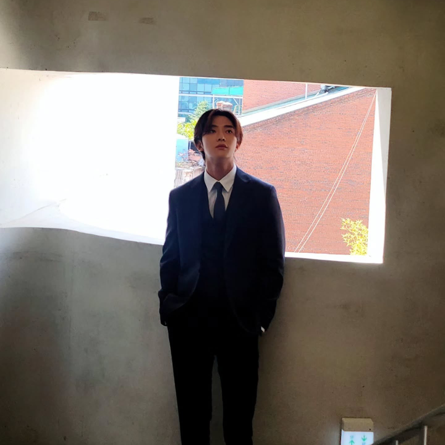 A moment captured by Rowoon's fan