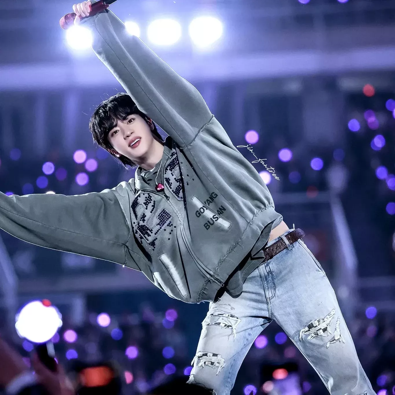 Jin (防弹少年团)的幕后花絮