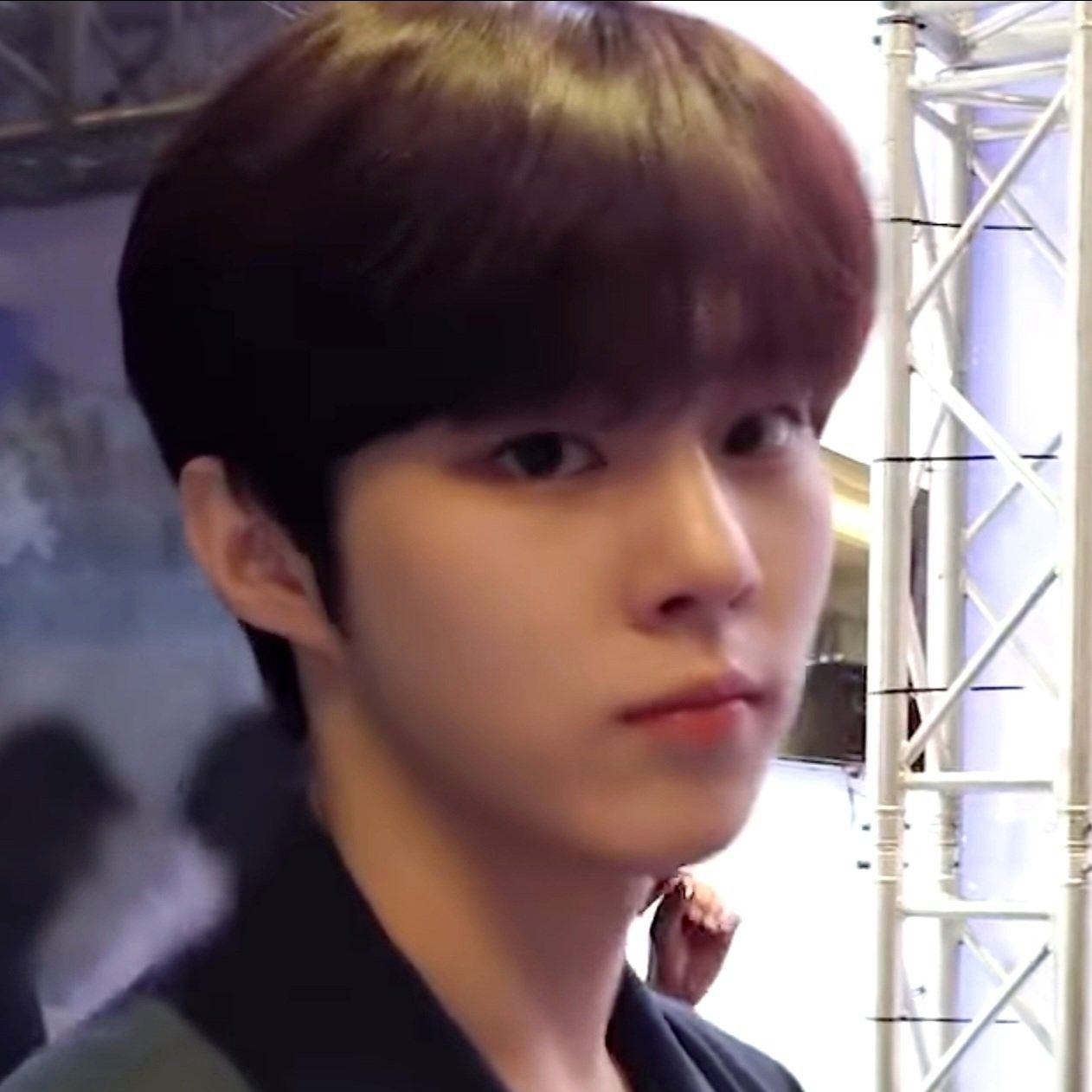 A moment captured by Kim Wooseok's fan