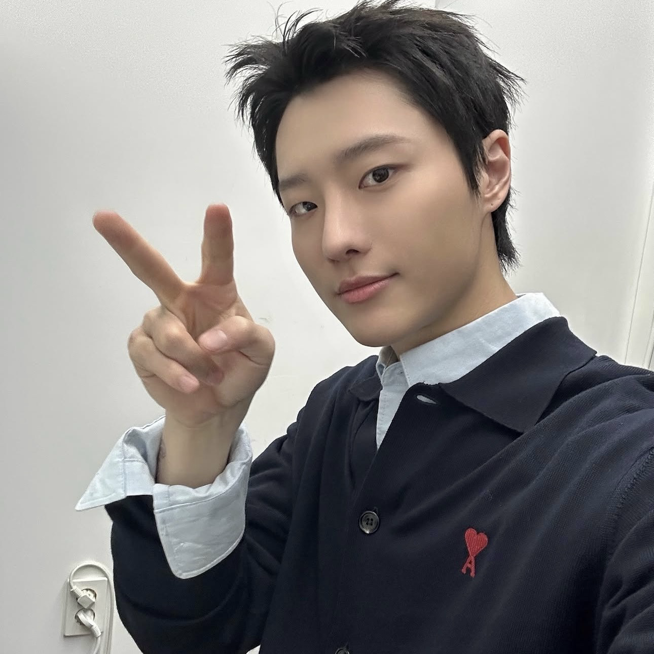 A moment captured by WOODZ's fan