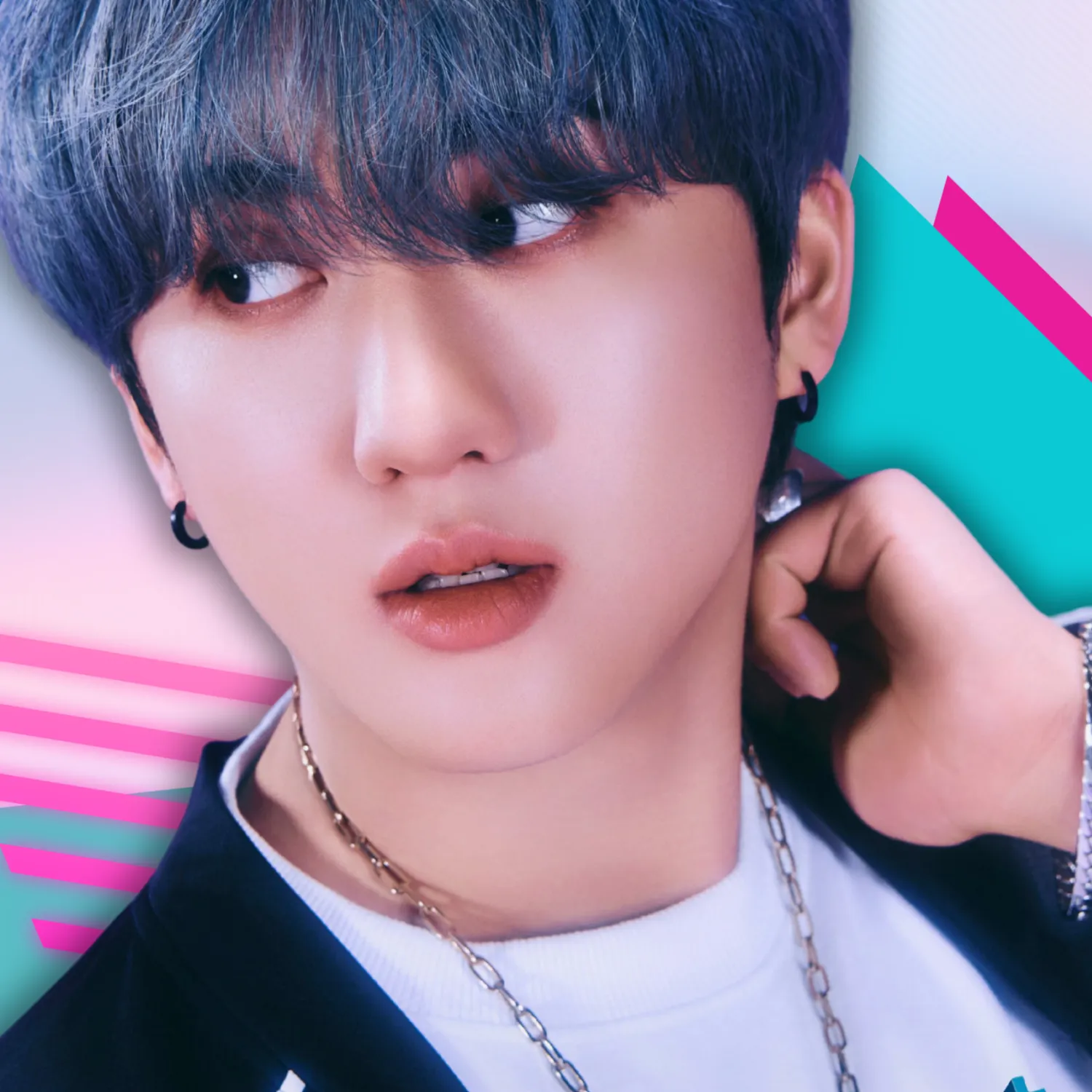 A moment captured by Changbin (Stray Kids)'s fan