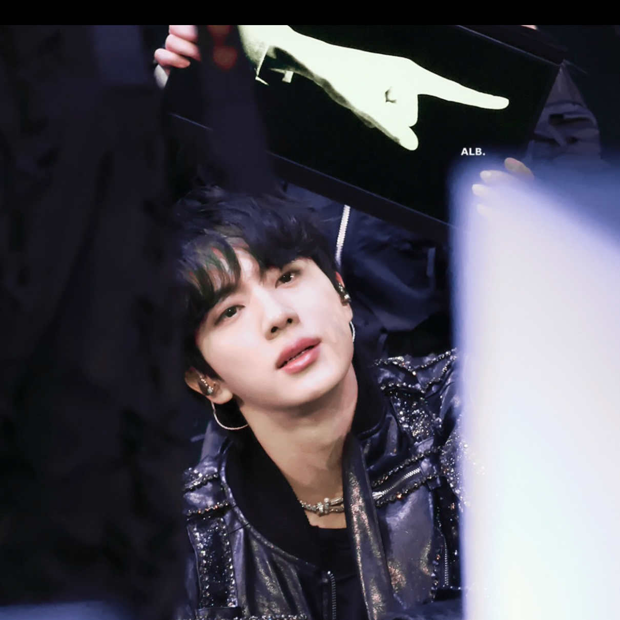 Recent activity shot of Jin (BTS)