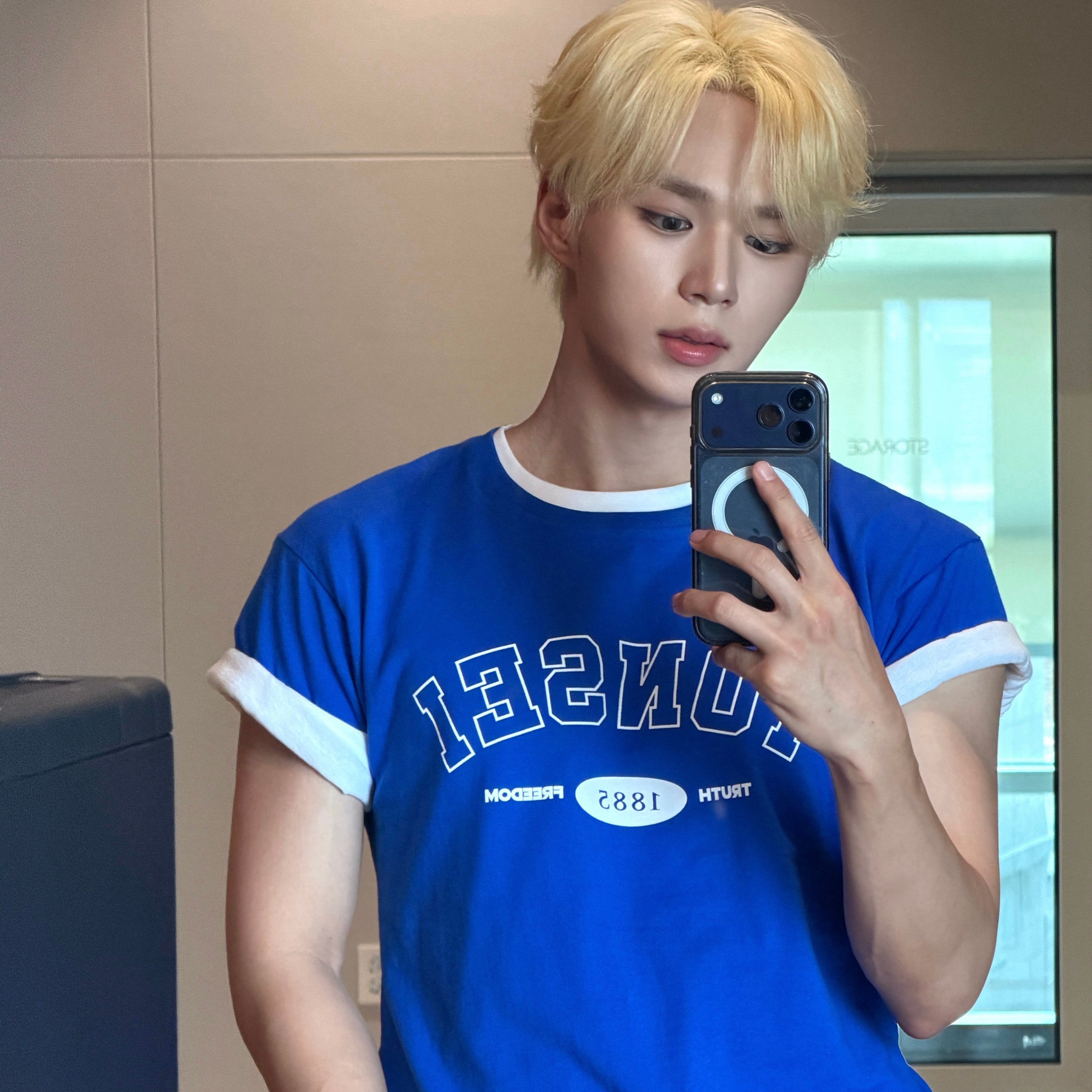 Recent activity shot of Kim Junseo (ALPHA DRIVE ONE)