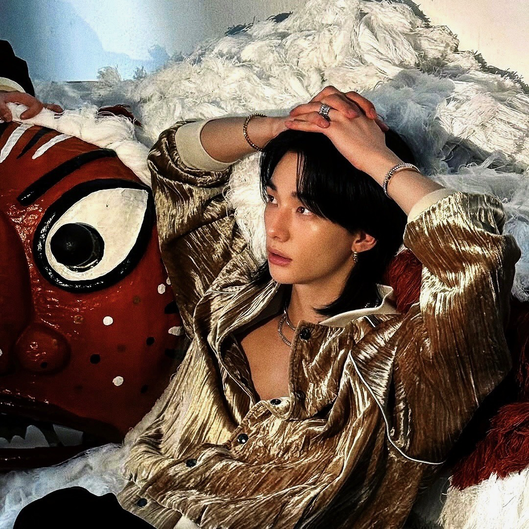 Behind-the-scenes cut of Hyunjin (Stray Kids)