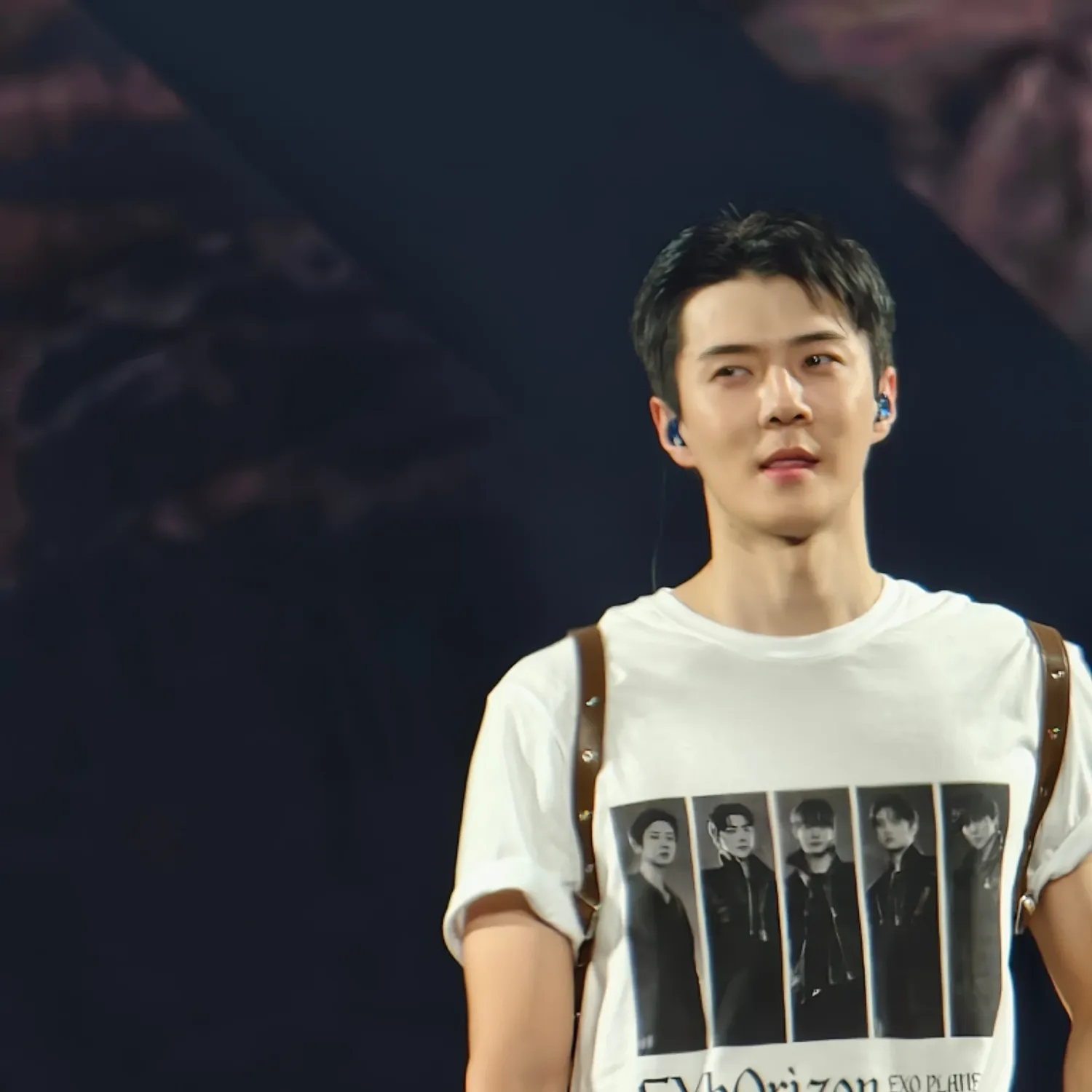 A moment captured by Sehun (EXO)'s fan