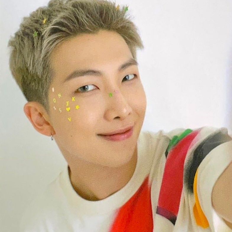 Recent activity shot of RM (BTS)