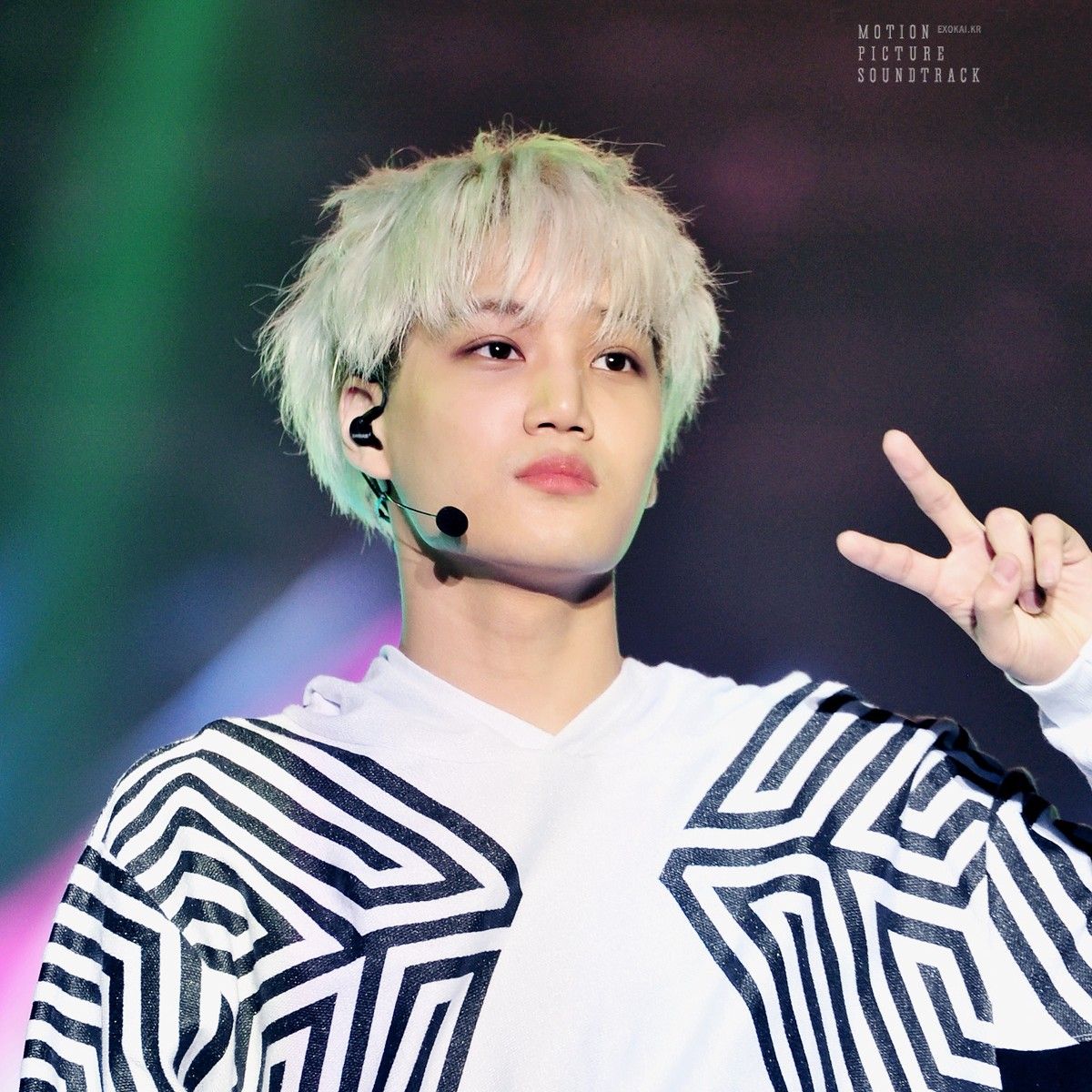 A moment captured by Kai (EXO)'s fan