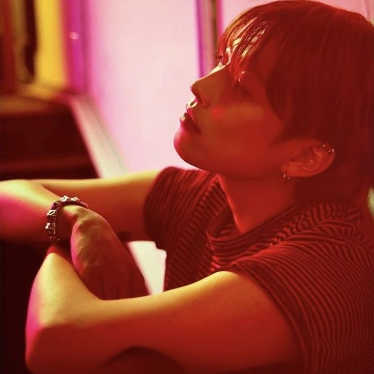 Recent activity shot of Hongjoong (ATEEZ)