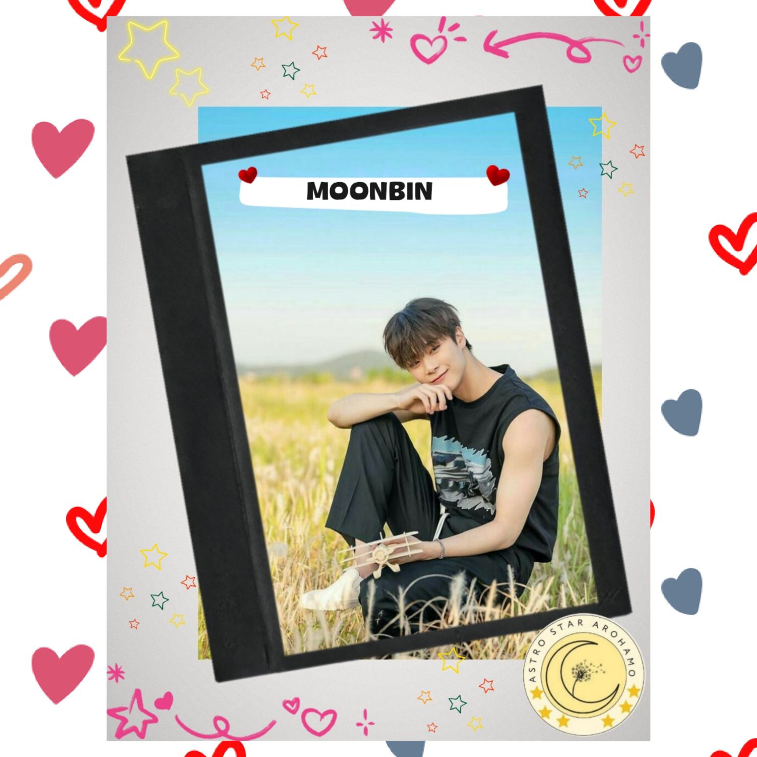 Recent activity shot of Moonbin (ASTRO)