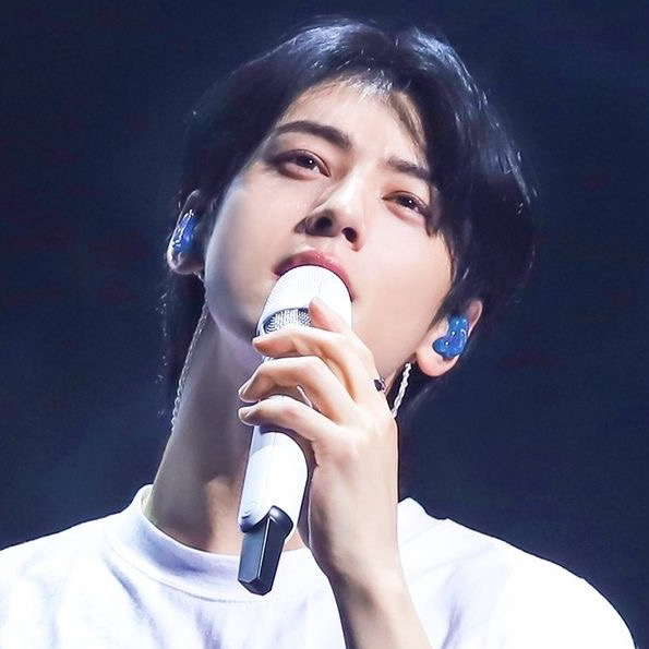 Recent activity shot of Eunwoo (ASTRO)