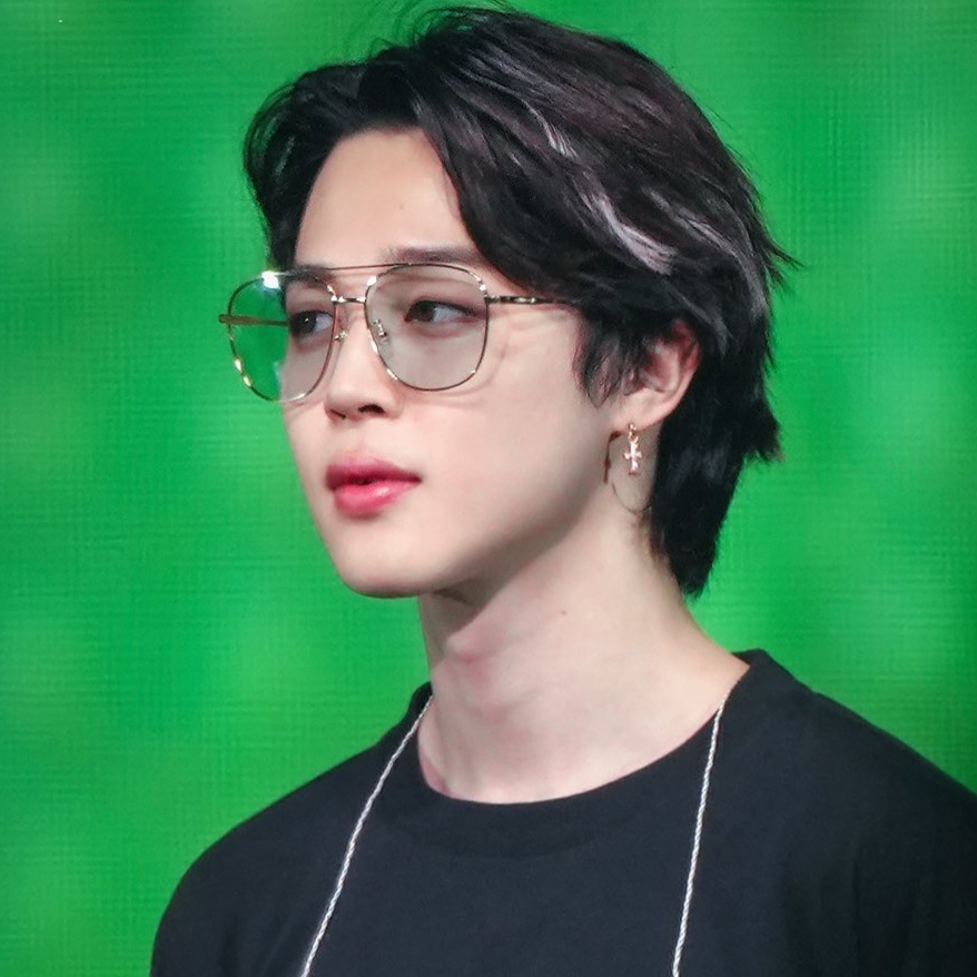 Recent activity shot of Jimin (BTS)