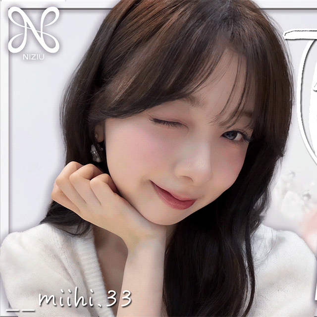 Recent activity shot of Miihi (NiziU)