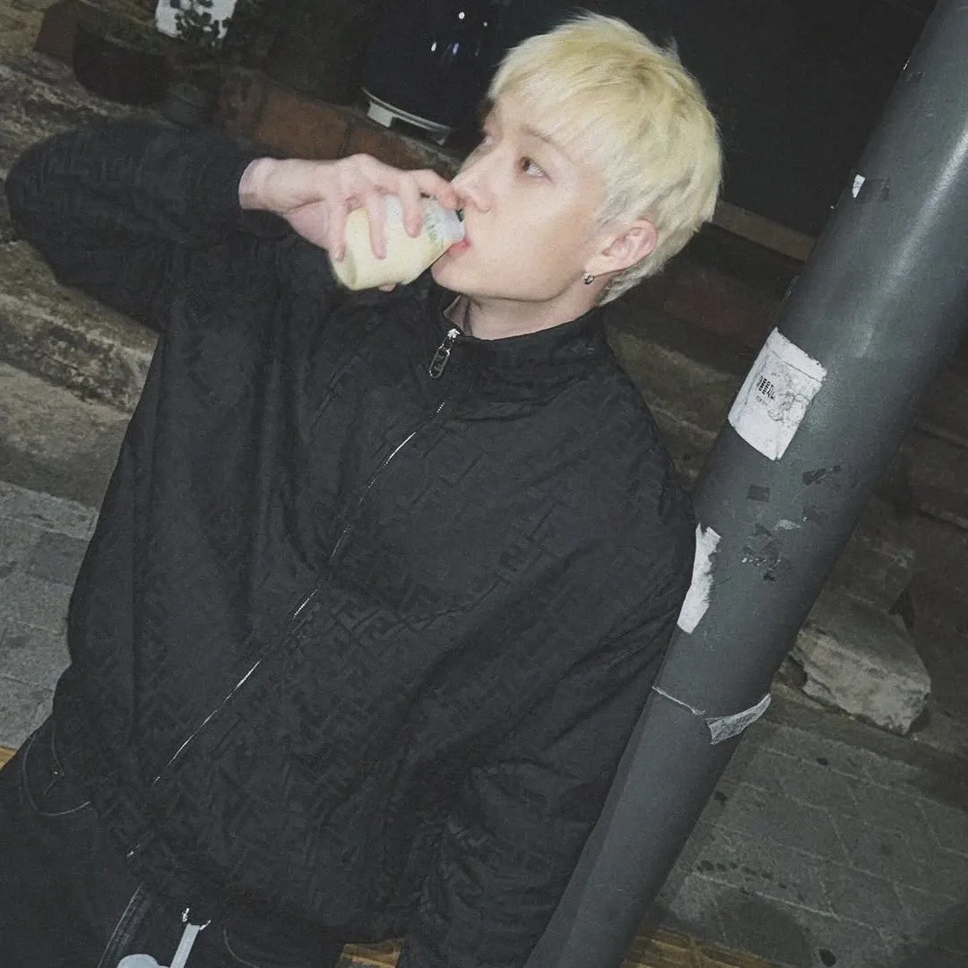A moment captured by Bang Chan (Stray Kids)'s fan