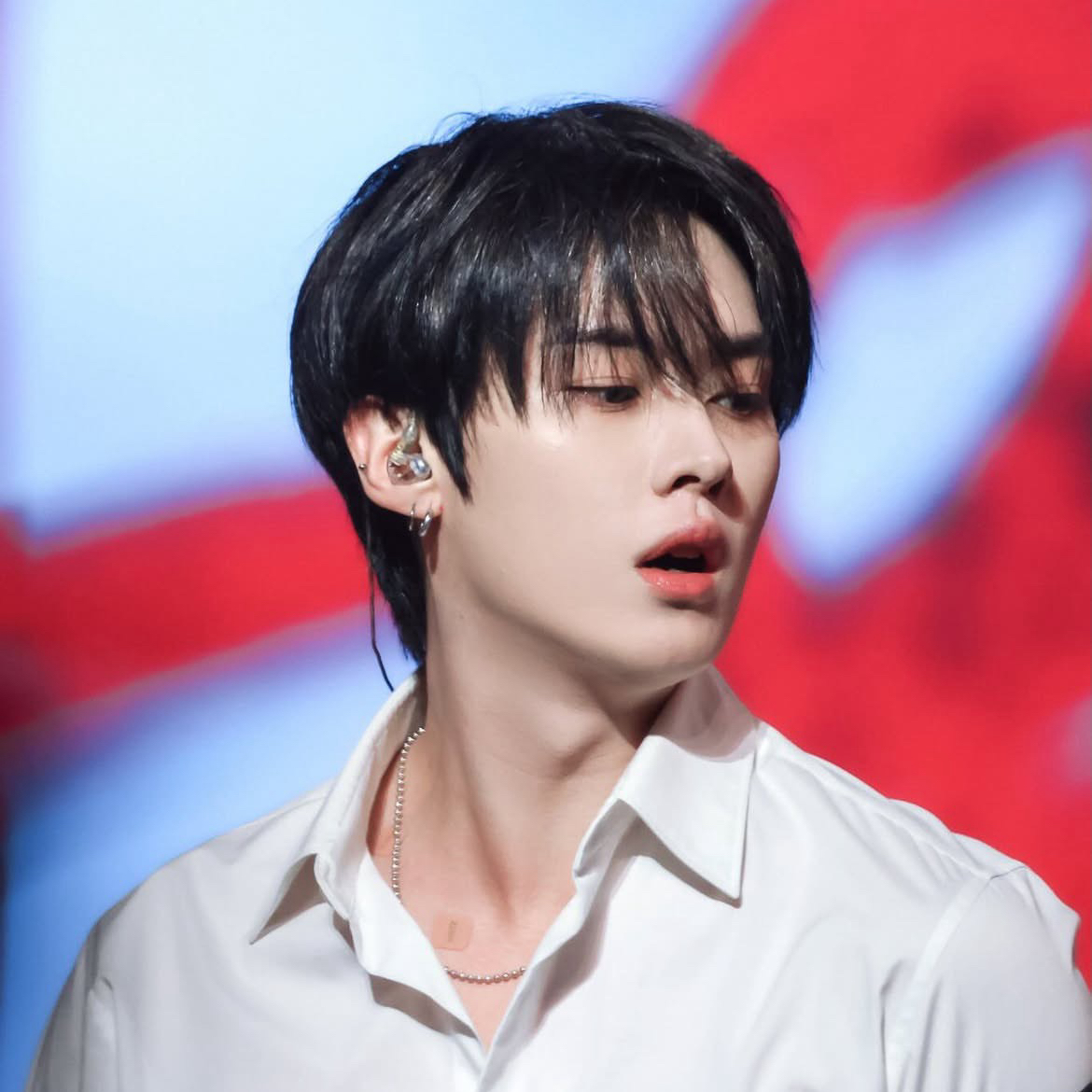 Recent activity shot of Lee Know (Stray Kids)