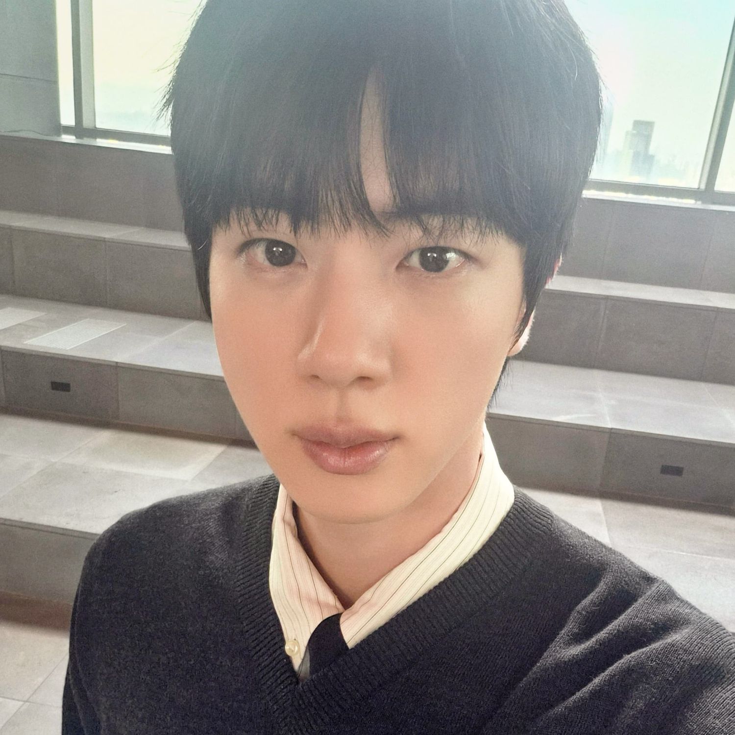 A moment captured by Jin (BTS)'s fan