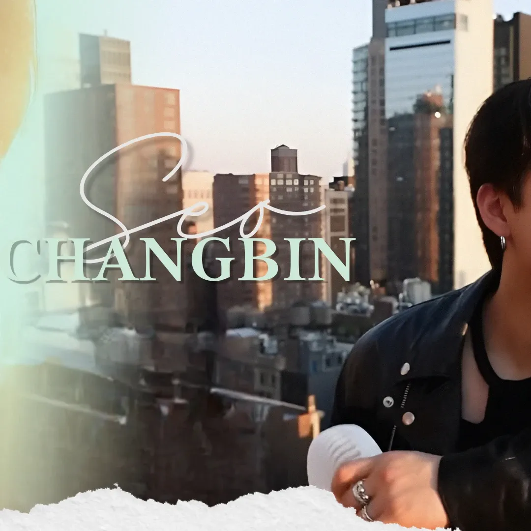 Recent activity shot of Changbin (Stray Kids)