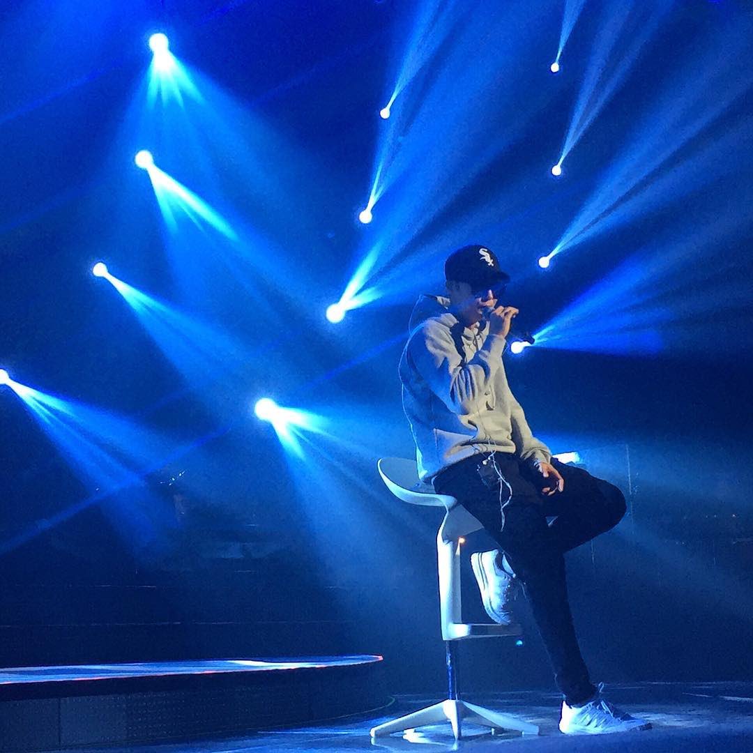 A moment captured by Shin Hyesung (SHINHWA)'s fan