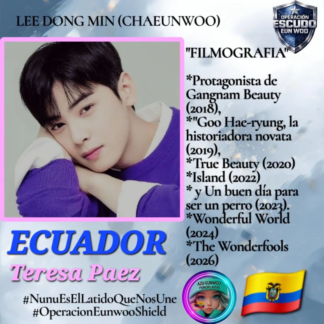 Recent activity shot of Eunwoo (ASTRO)