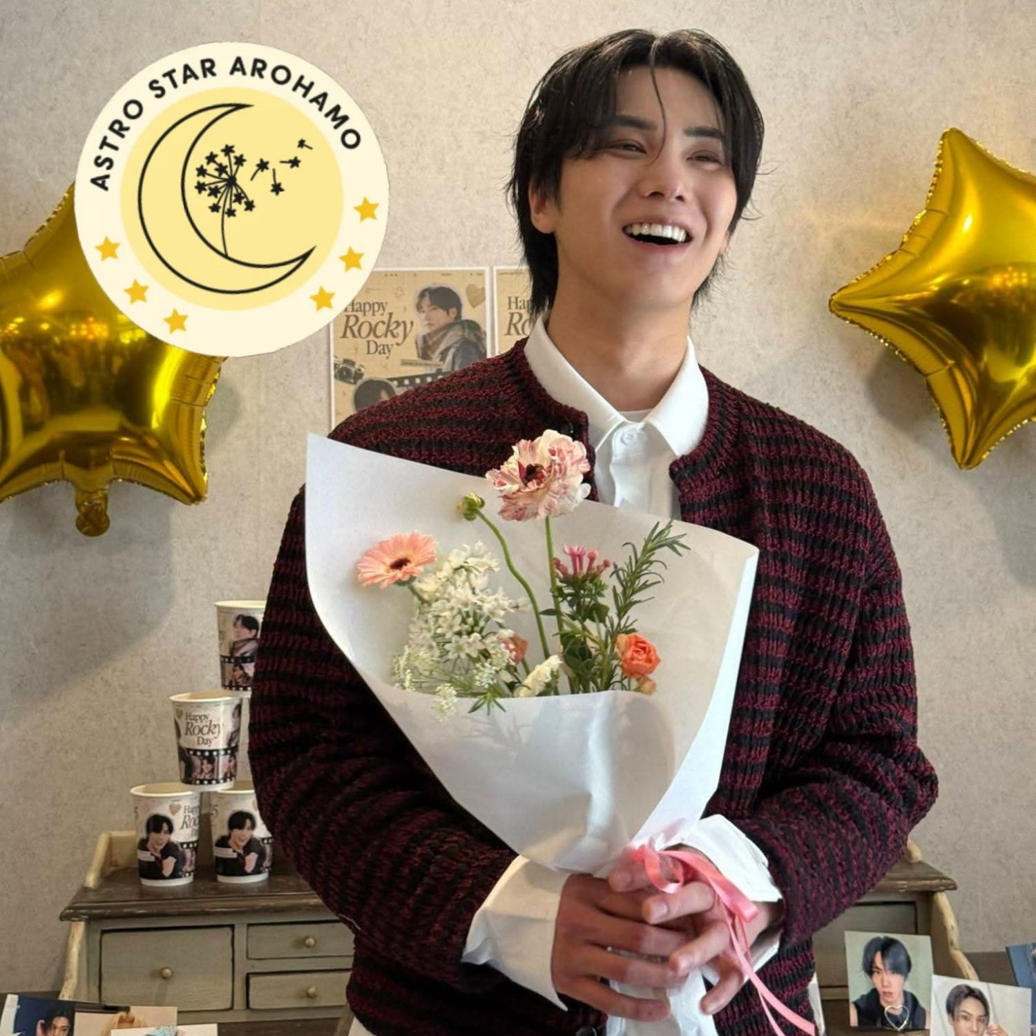 A moment captured by Rocky's fan