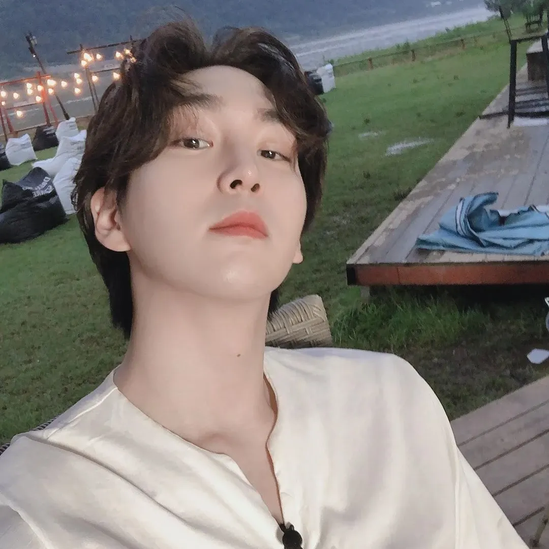 A moment captured by Shinwon (PENTAGON)'s fan