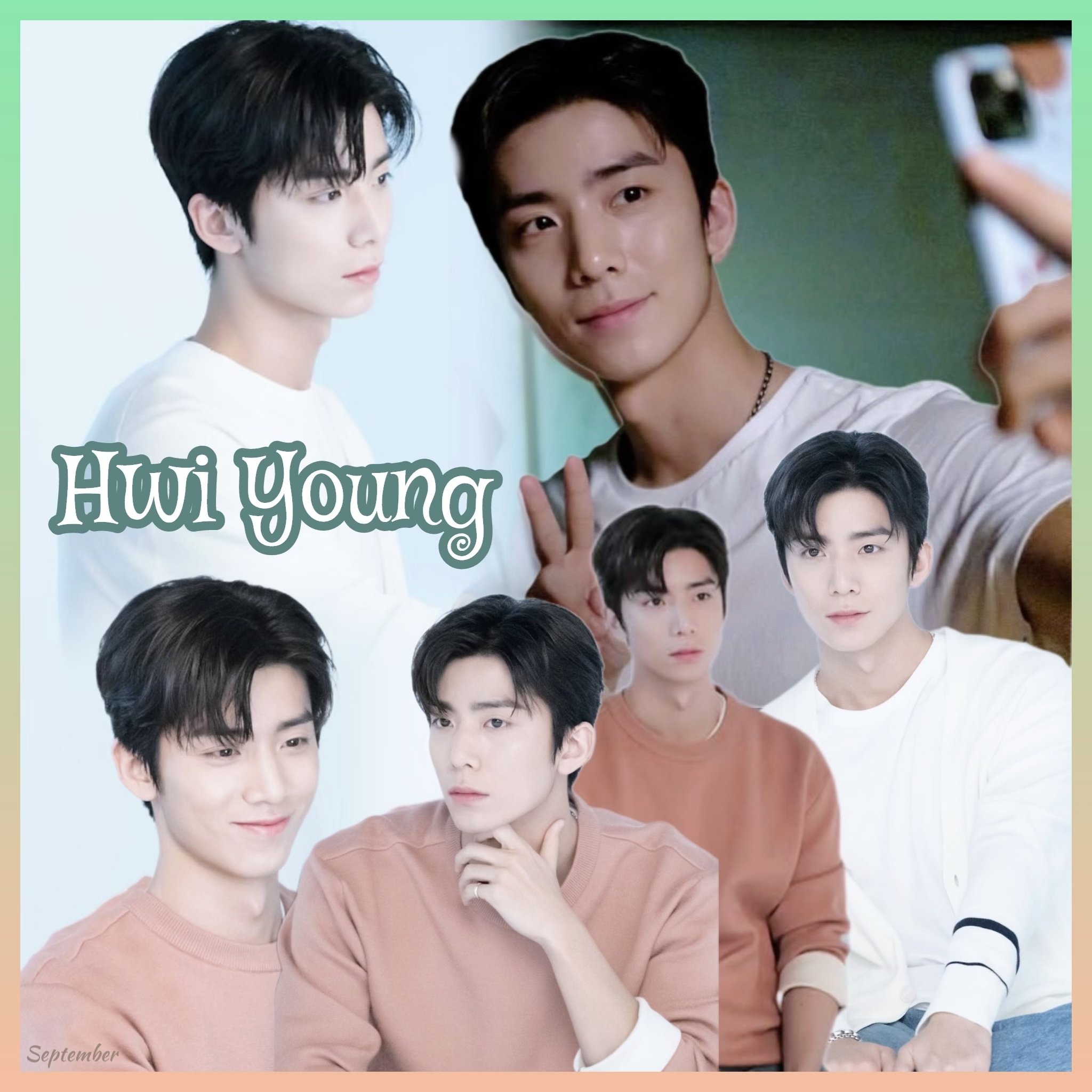 Recent activity shot of Hwiyoung (SF9)