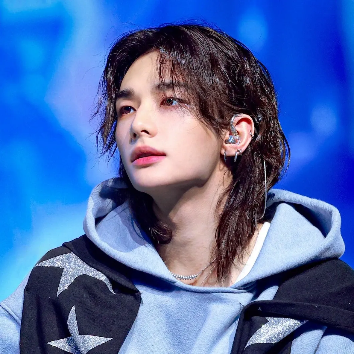 A moment captured by Hyunjin (Stray Kids)'s fan