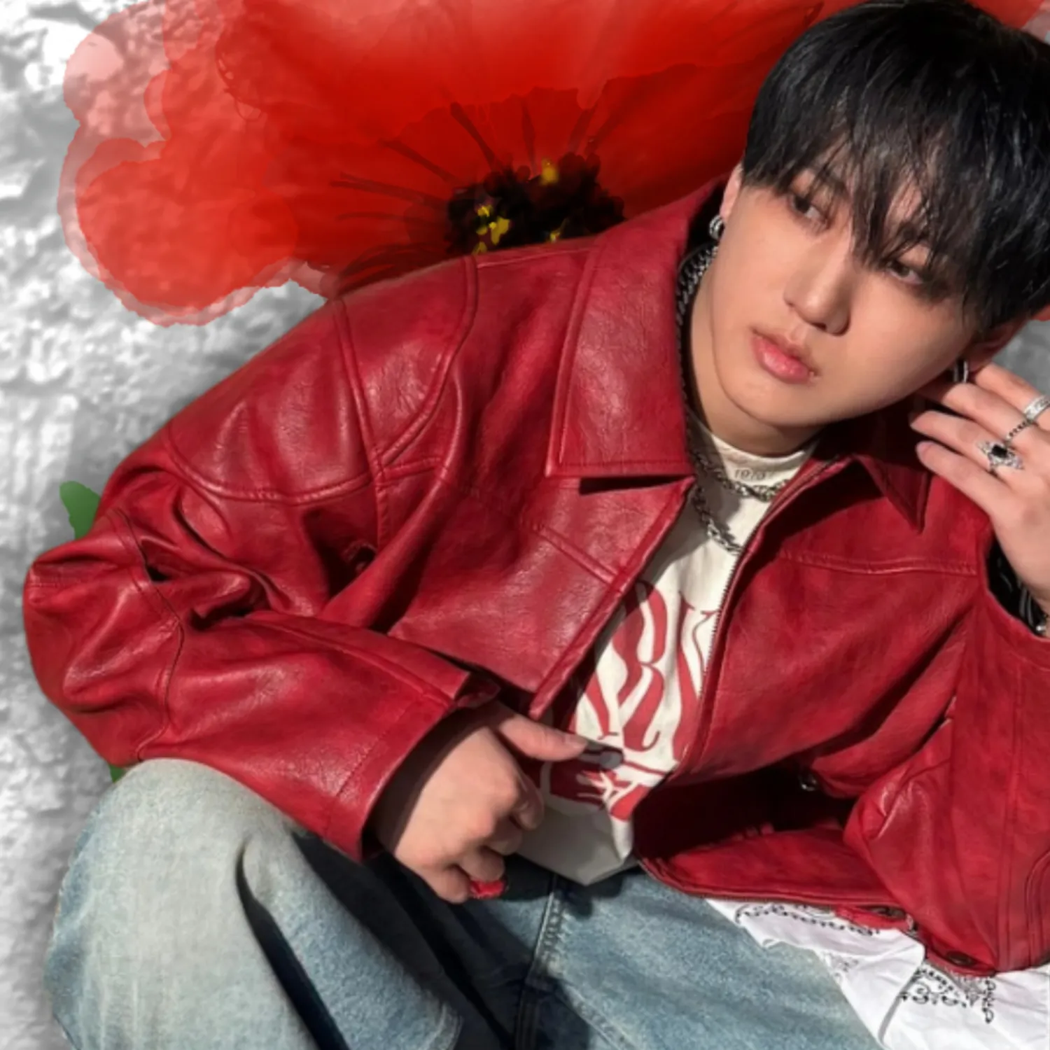A moment captured by Changbin (Stray Kids)'s fan
