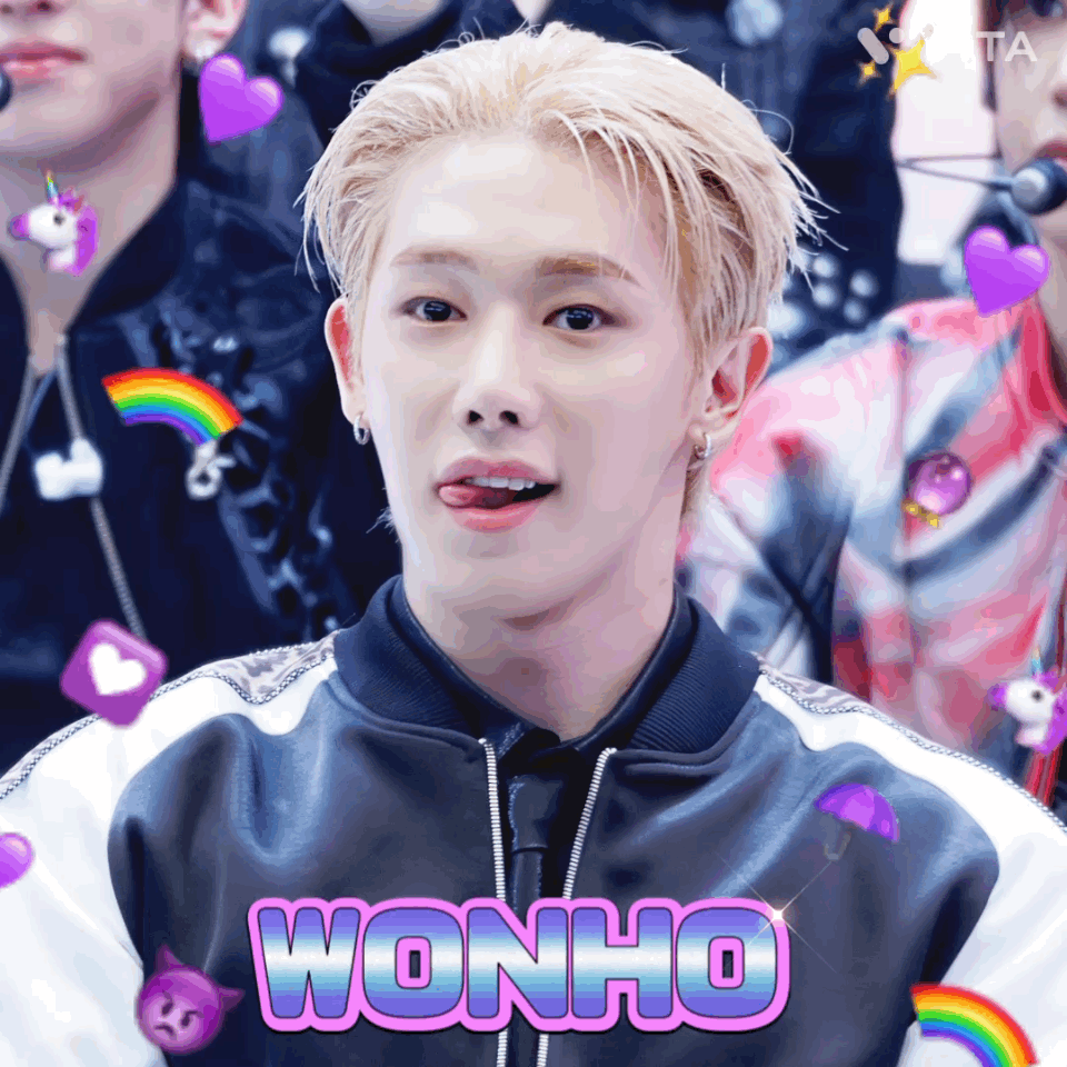 A moment captured by Wonho's fan