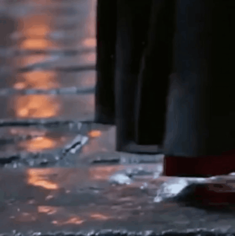 A moment captured by Xiao Zhan's fan