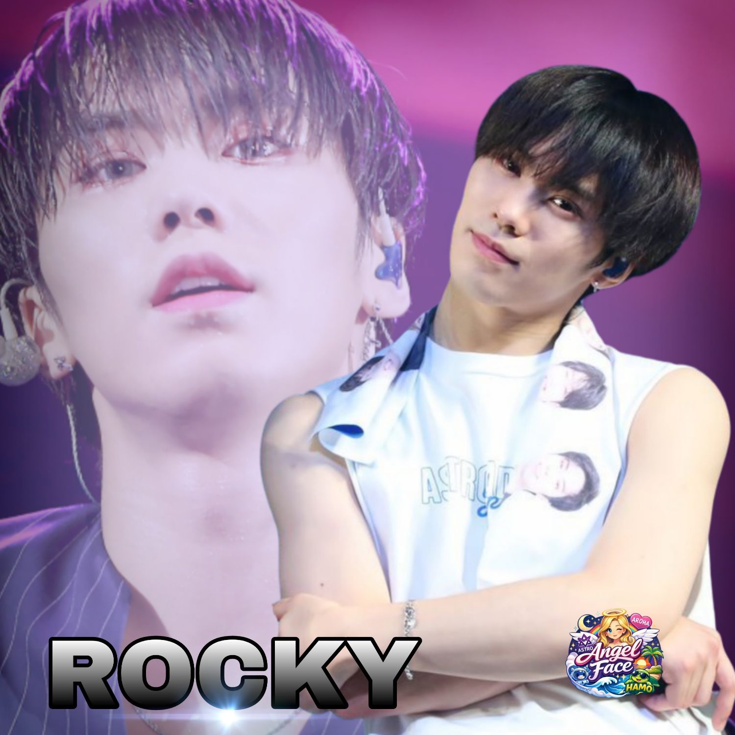 A moment captured by Rocky's fan