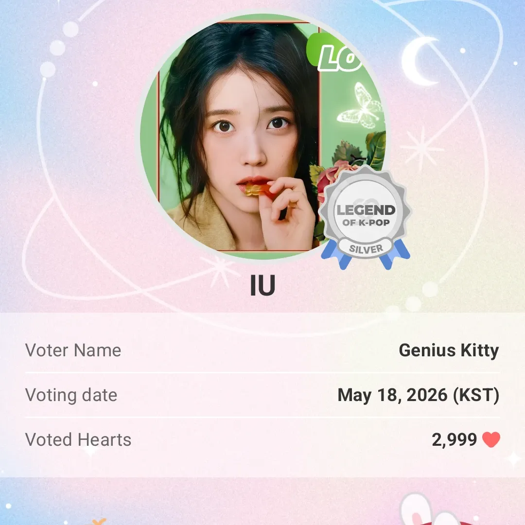 Behind-the-scenes cut of IU