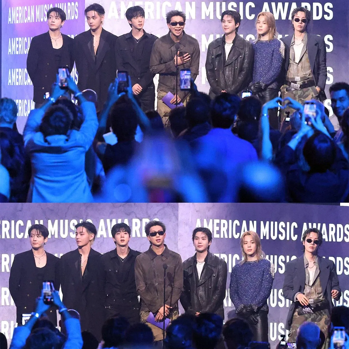 A moment captured by BTS's fan