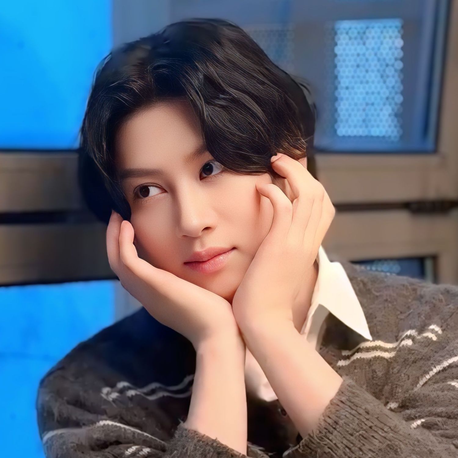 A moment captured by Heechul (Super Junior)'s fan