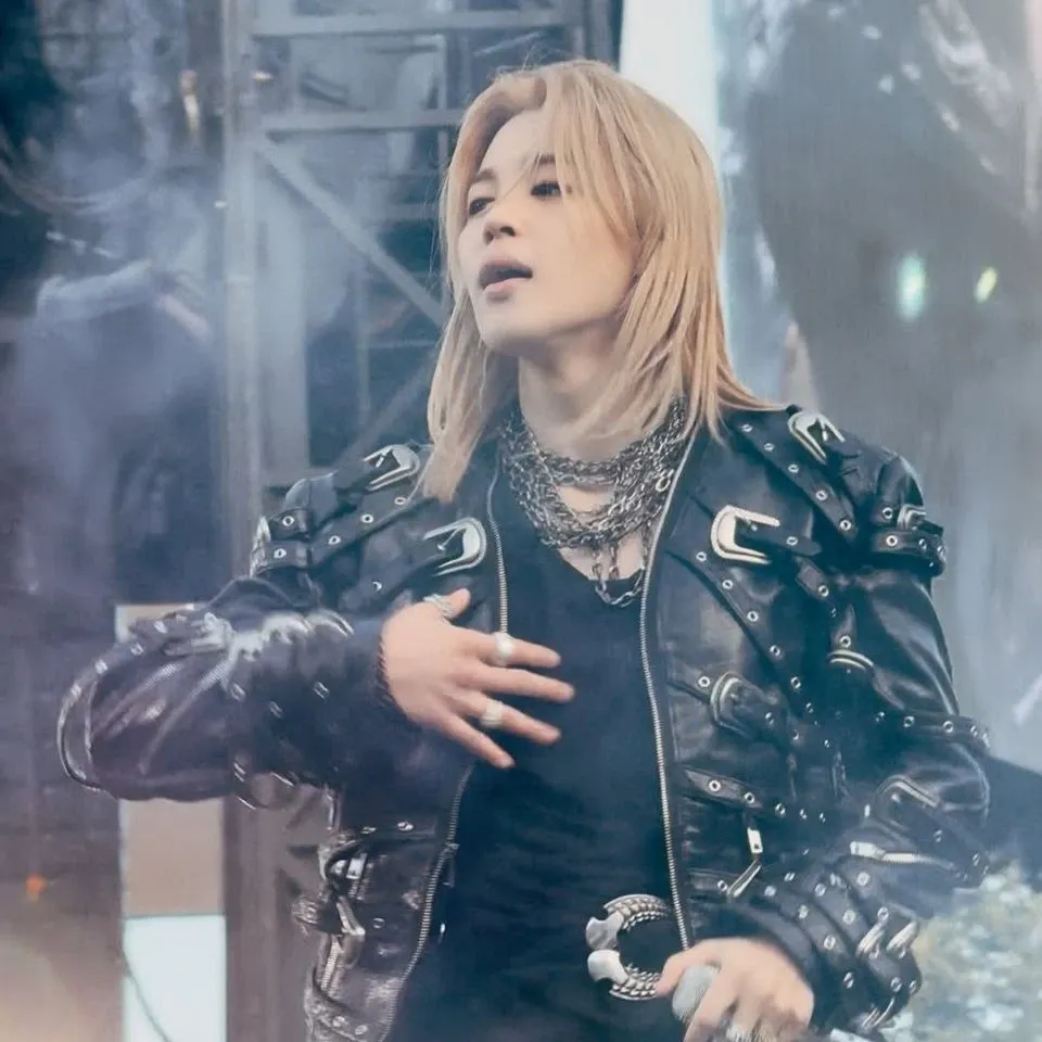 Recent activity shot of Jimin (BTS)