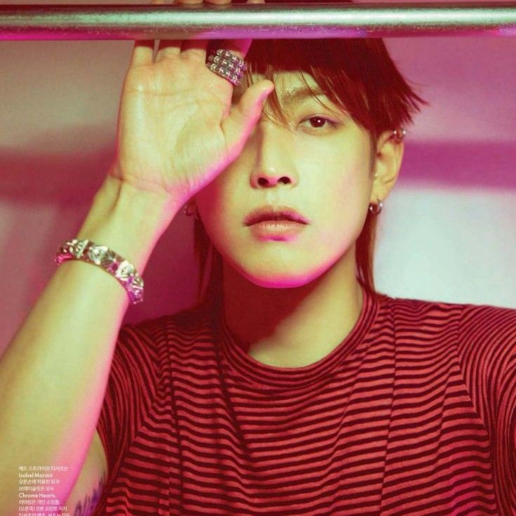 Behind-the-scenes cut of Hongjoong (ATEEZ)