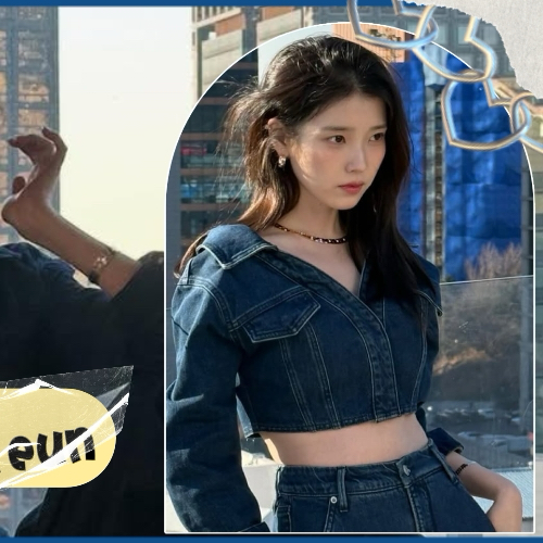 Behind-the-scenes cut of IU