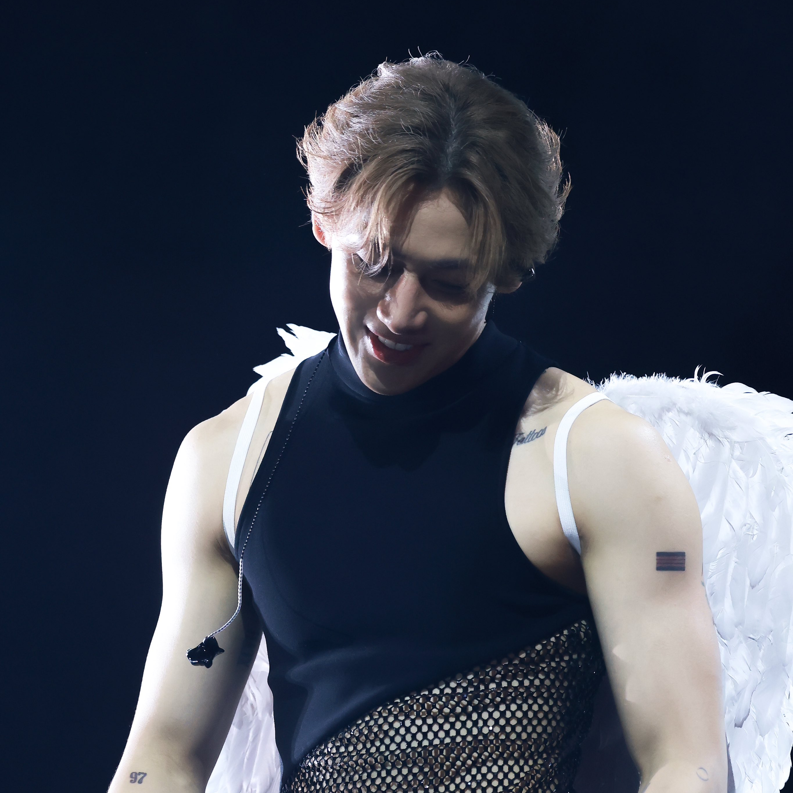 A moment captured by Bambam (GOT7)'s fan