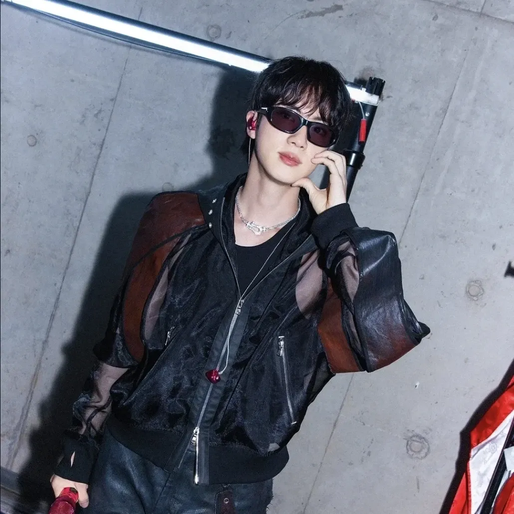 Recent activity shot of Jin (BTS)