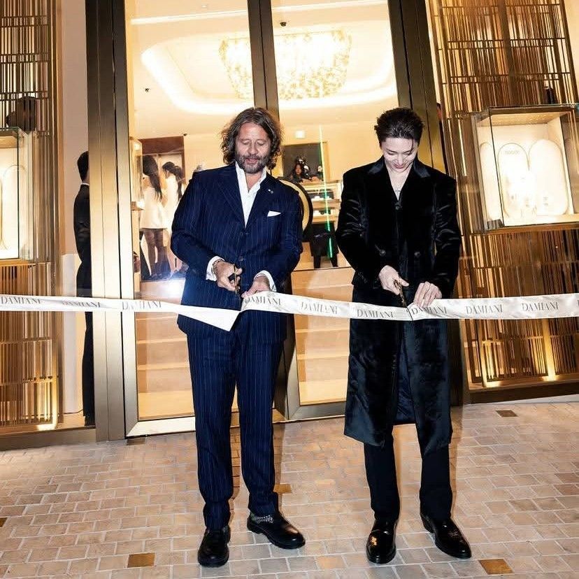 A moment captured by Stray Kids's fan