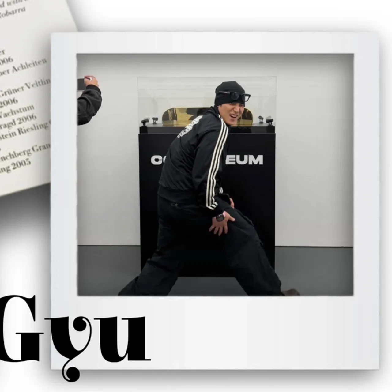 A moment captured by Mingyu (SEVENTEEN)'s fan