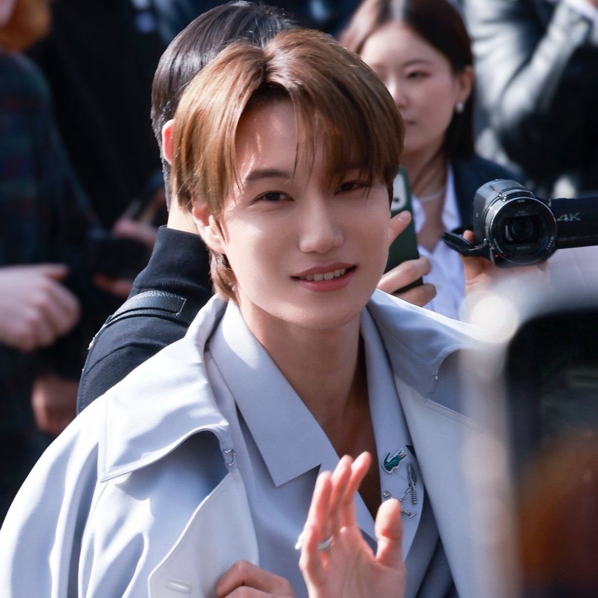 Recent activity shot of Kai (EXO)